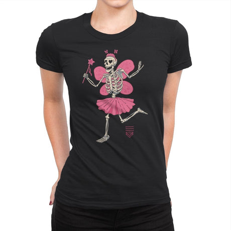 Fairy Skull Lover - Womens Premium T-Shirts RIPT Apparel Small / Black