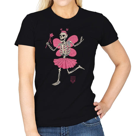 Fairy Skull Lover - Womens T-Shirts RIPT Apparel Small / Black