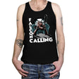 Falcon Calling - Tanktop Tanktop RIPT Apparel X-Small / Black