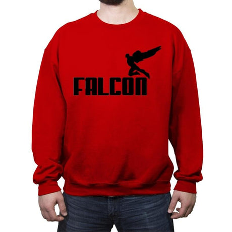 FALCON - Crew Neck Sweatshirt Crew Neck Sweatshirt RIPT Apparel Small / Red