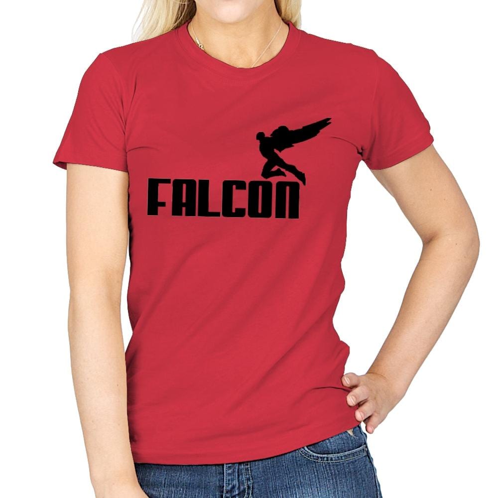 FALCON - Womens T-Shirts RIPT Apparel Small / Red