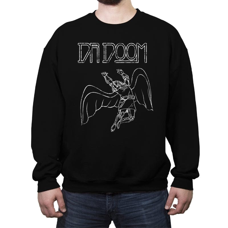 Fallen Doom - Crew Neck Sweatshirt Crew Neck Sweatshirt RIPT Apparel Small / Black