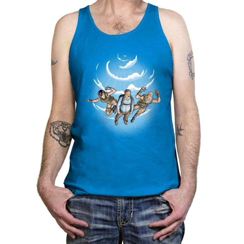 Falling - Tanktop Tanktop RIPT Apparel X-Small / Teal