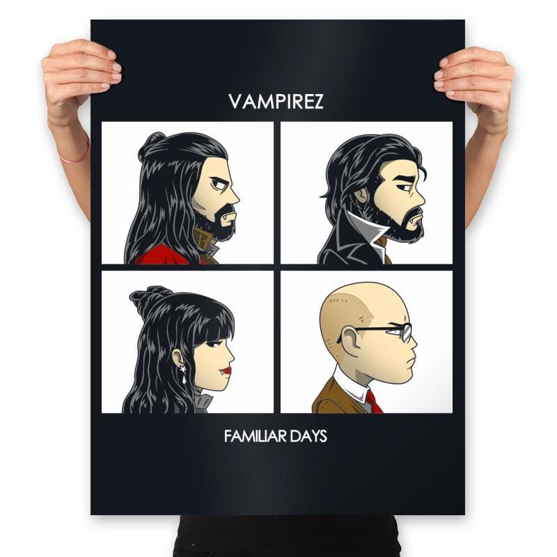 Familiar Days - Prints Posters RIPT Apparel 18x24 / Black