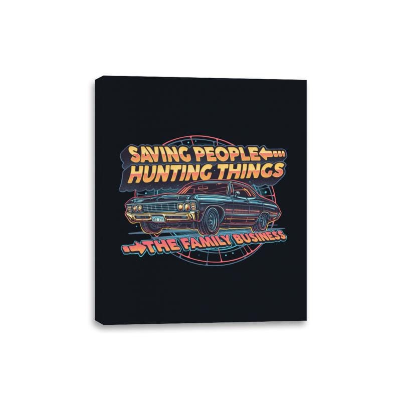 Family Business Vehicle - Canvas Wraps Canvas Wraps RIPT Apparel 8x10 / Black