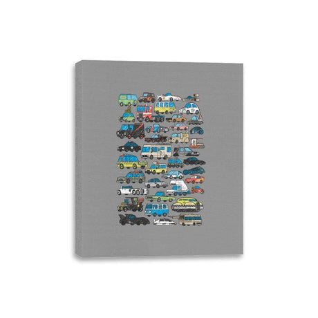 Famous Cars - Anytime - Canvas Wraps Canvas Wraps RIPT Apparel 8x10 / Sport Grey