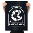 Fang Gang - Prints Posters RIPT Apparel 18x24 / Black