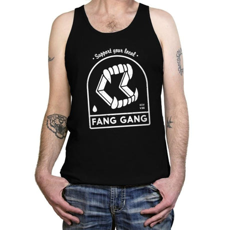 Fang Gang - Tanktop Tanktop RIPT Apparel X-Small / Black