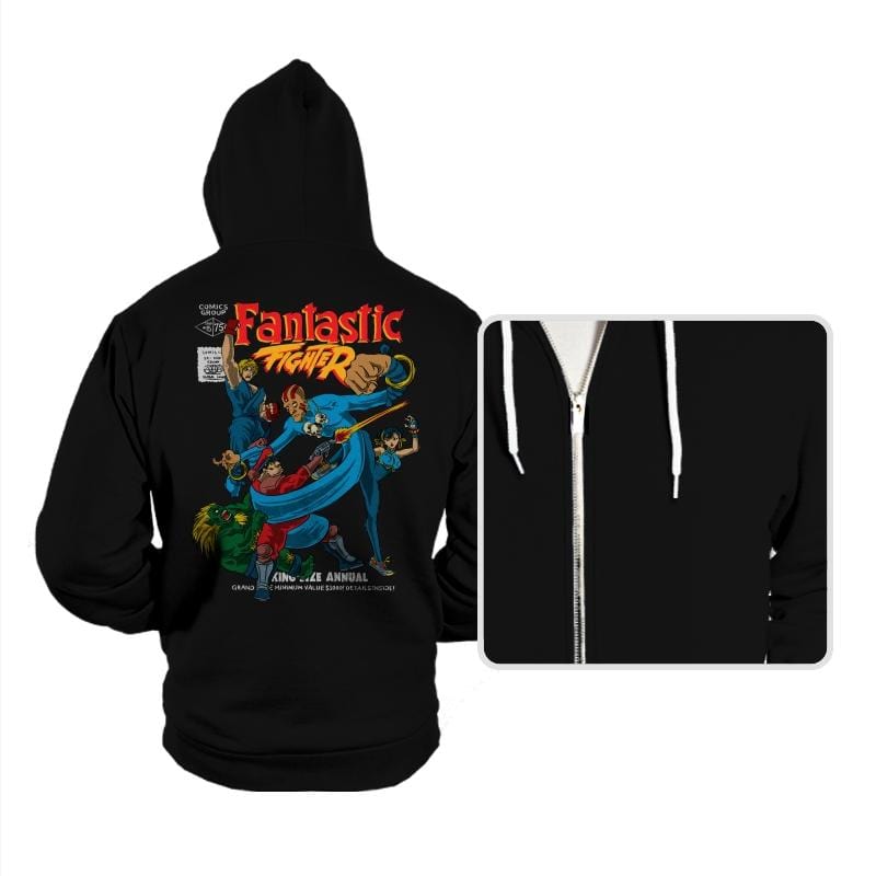 Fantastic Fighter - Hoodies Hoodies RIPT Apparel Small / Black