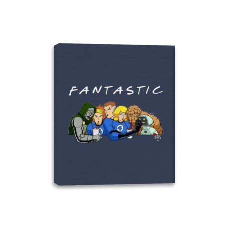 Fantastic Friends - Canvas Wraps Canvas Wraps RIPT Apparel 8x10 / Navy