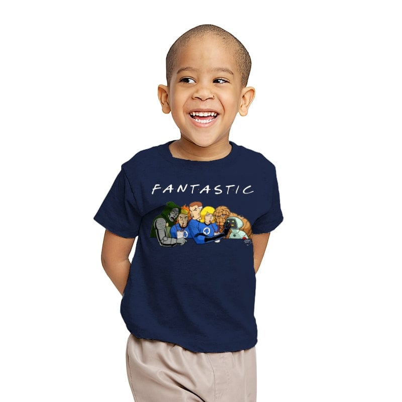 Fantastic Friends - Youth T-Shirts RIPT Apparel X-small / Navy