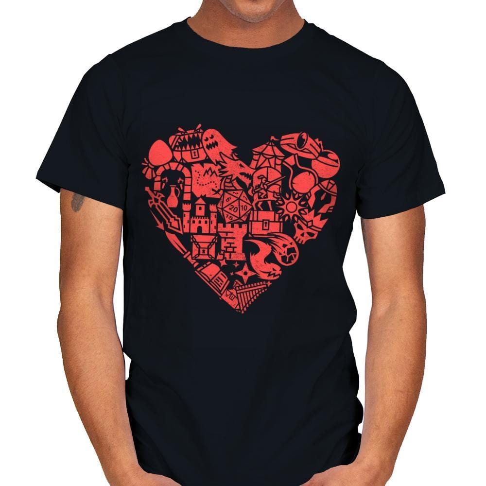 Fantasy Lover  - Mens T-Shirts RIPT Apparel Small / Black