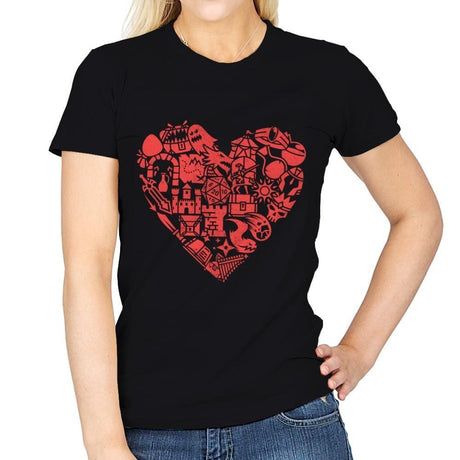 Fantasy Lover  - Womens T-Shirts RIPT Apparel Small / Black