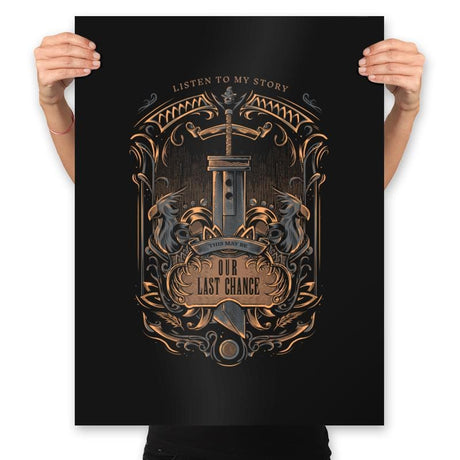 Fantasy Story - Prints Posters RIPT Apparel 18x24 / Black