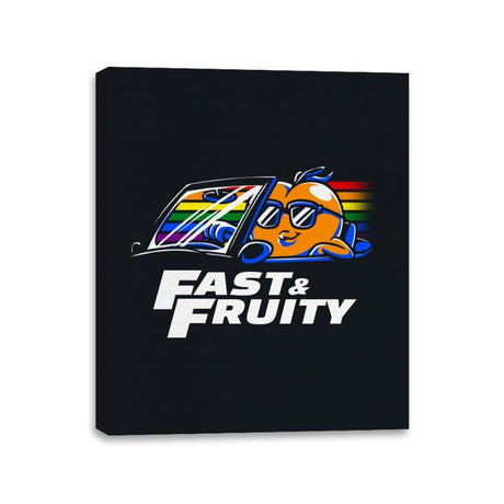 Fast & Fruity - Canvas Wraps Canvas Wraps RIPT Apparel 11x14 / Black