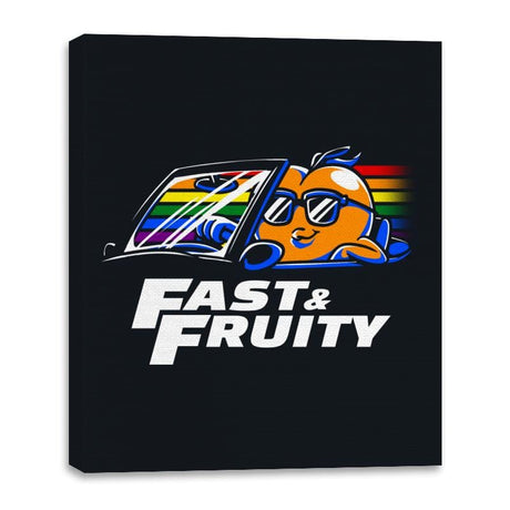 Fast & Fruity - Canvas Wraps Canvas Wraps RIPT Apparel 16x20 / Black