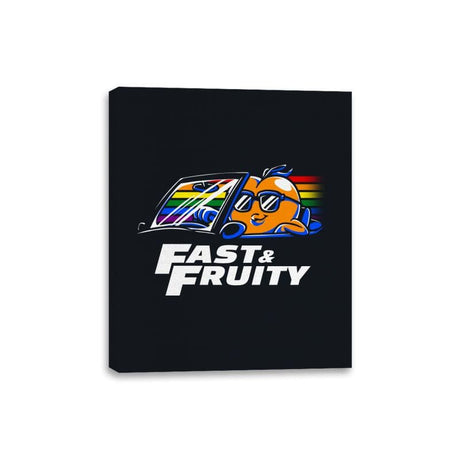 Fast & Fruity - Canvas Wraps Canvas Wraps RIPT Apparel 8x10 / Black