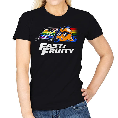 Fast & Fruity - Womens T-Shirts RIPT Apparel Small / Black