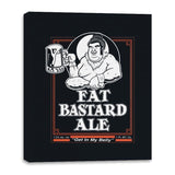 Fat Bastard Ale - Canvas Wraps Canvas Wraps RIPT Apparel 16x20 / Black