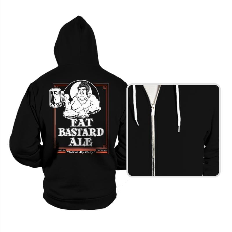 Fat Bastard Ale - Hoodies Hoodies RIPT Apparel Small / Black