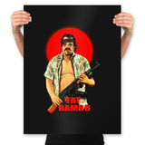 Fat Rambo - Prints Posters RIPT Apparel 18x24 / Black