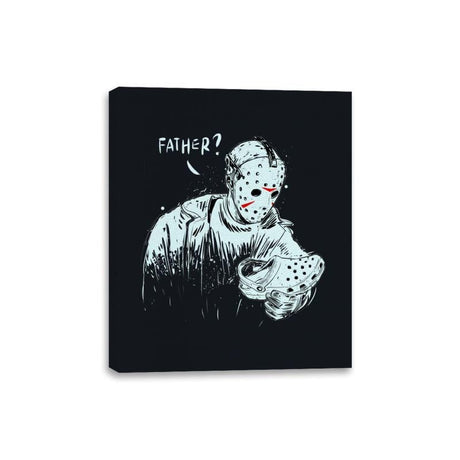 Father? - Canvas Wraps Canvas Wraps RIPT Apparel 8x10 / Black