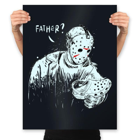 Father? - Prints Posters RIPT Apparel 18x24 / Black