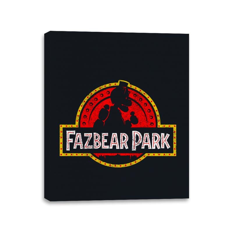 Fazbear Park - Canvas Wraps Canvas Wraps RIPT Apparel 11x14 / Black