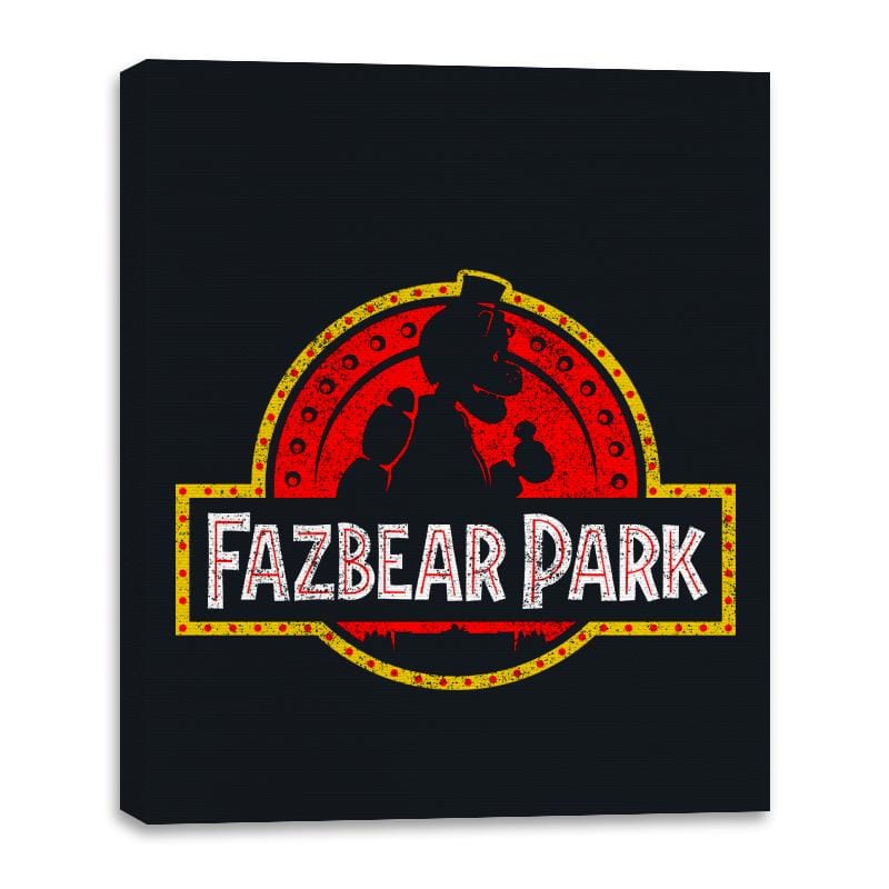 Fazbear Park - Canvas Wraps Canvas Wraps RIPT Apparel 16x20 / Black