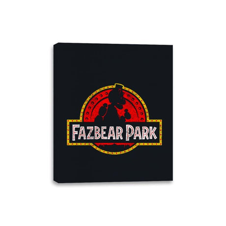 Fazbear Park - Canvas Wraps Canvas Wraps RIPT Apparel 8x10 / Black