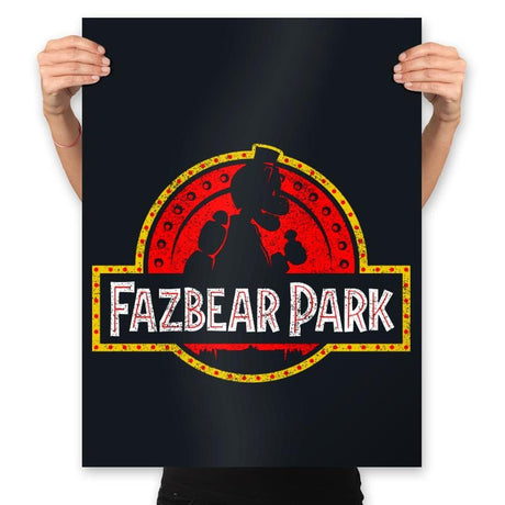 Fazbear Park - Prints Posters RIPT Apparel 18x24 / Black