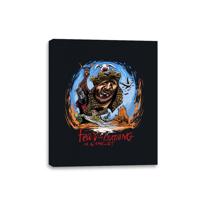 Fear and Loathing in Camelot - Canvas Wraps Canvas Wraps RIPT Apparel 8x10 / Black