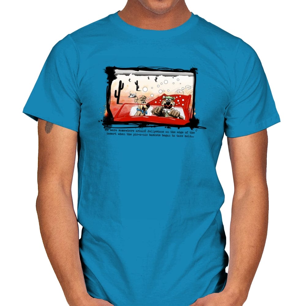 Fear & Loathing in Jellystone - Mens T-Shirts RIPT Apparel Small / Sapphire