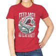 Feed Me!! - Womens T-Shirts RIPT Apparel Small / Red