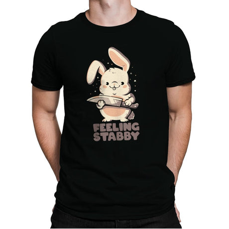 Feeling Stabby - Mens Premium T-Shirts RIPT Apparel Small / Black