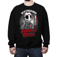 Feels Nice Horror - Crew Neck Sweatshirt Crew Neck Sweatshirt RIPT Apparel Small / Black