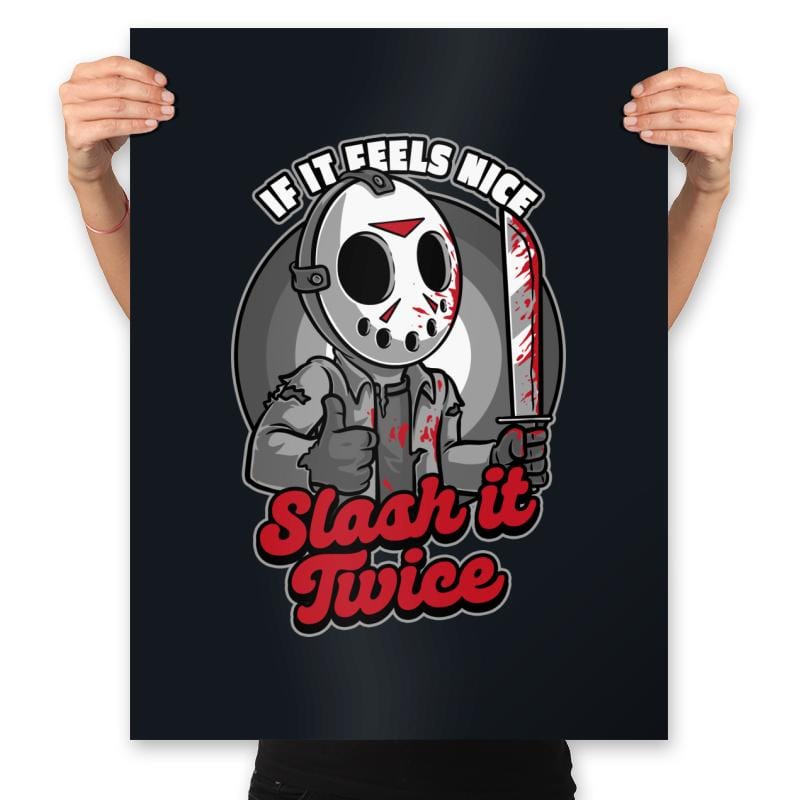 Feels Nice Horror - Prints Posters RIPT Apparel 18x24 / Black