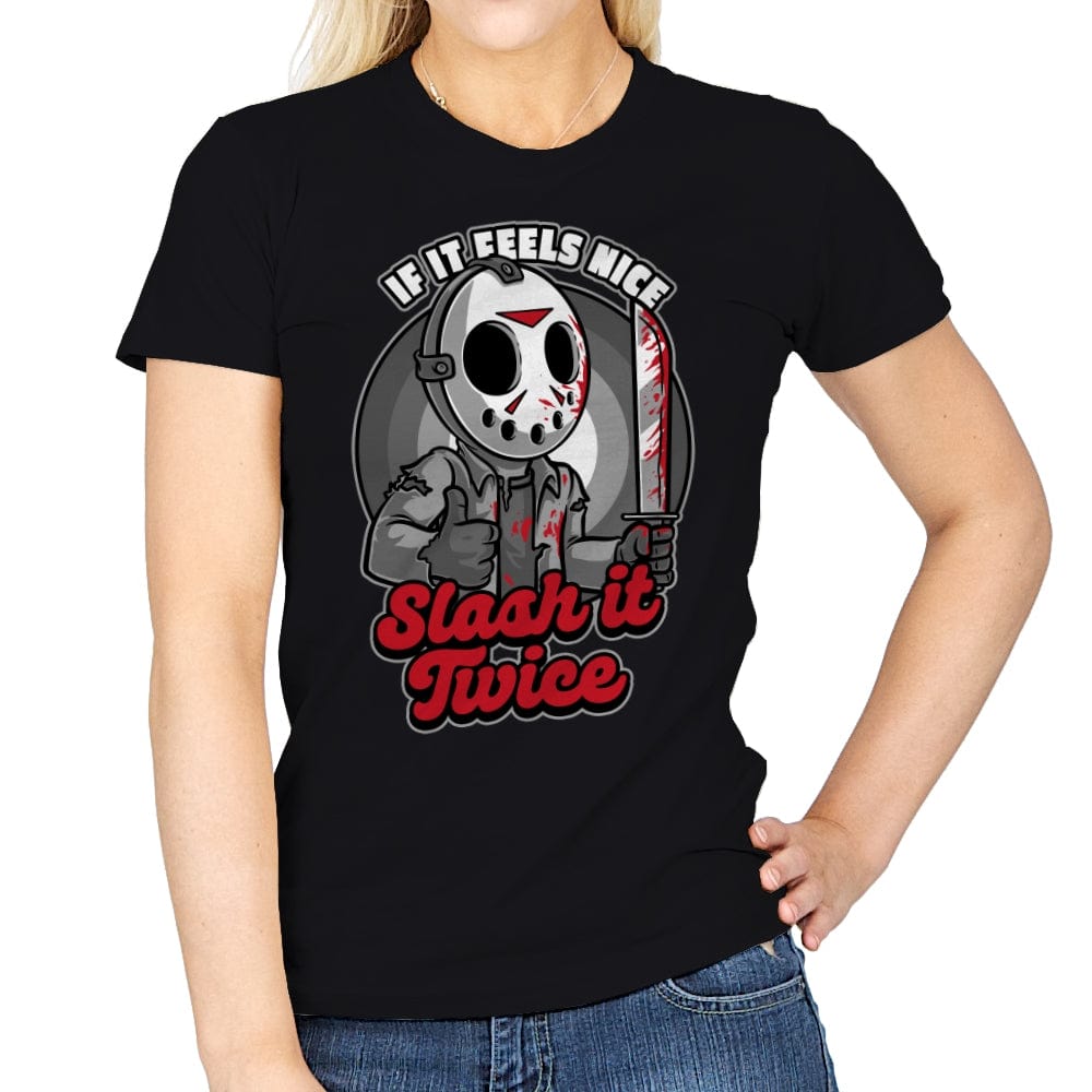 Feels Nice Horror - Womens T-Shirts RIPT Apparel Small / Black