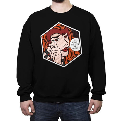 Fell Under the Spell of Agatha - Crew Neck Sweatshirt Crew Neck Sweatshirt RIPT Apparel Small / Black