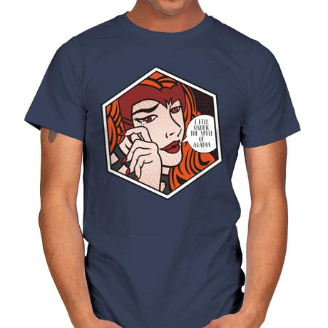 Fell Under the Spell of Agatha - Mens T-Shirts RIPT Apparel Small / Navy