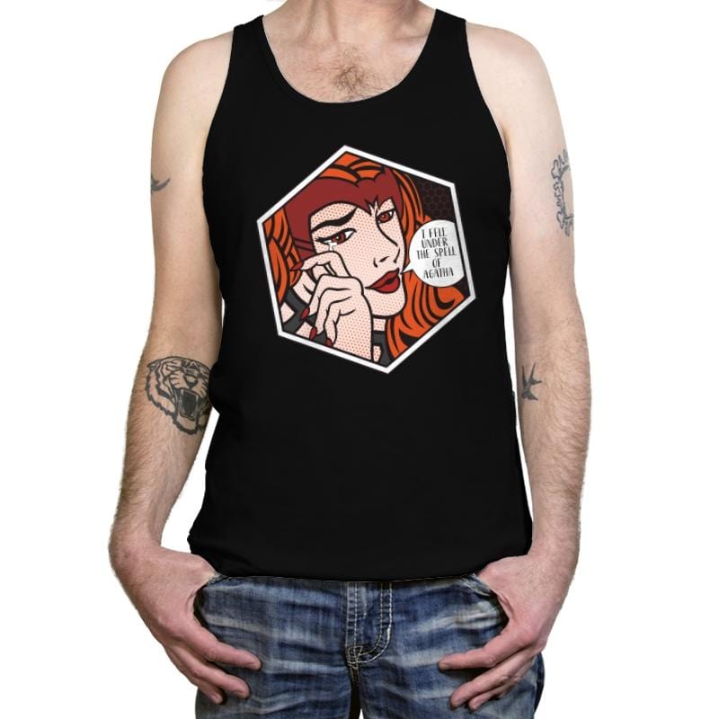 Fell Under the Spell of Agatha - Tanktop Tanktop RIPT Apparel X-Small / Black