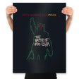 Fett Against - Prints Posters RIPT Apparel 18x24 / Black