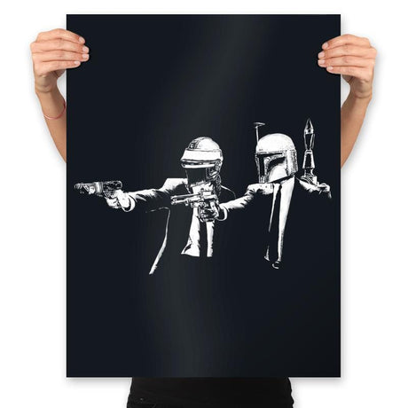 Fett Fiction - Prints Posters RIPT Apparel 18x24 / Black