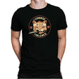 Fierce Meowster Cat - Mens Premium T-Shirts RIPT Apparel Small / Black