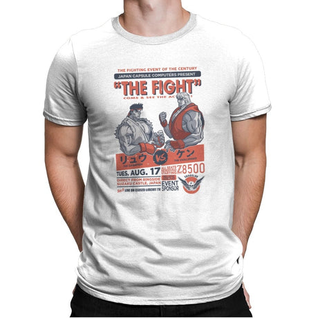 Fight Night - Mens Premium T-Shirts RIPT Apparel Small / White