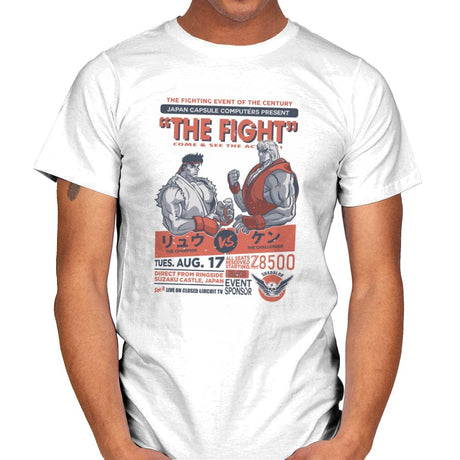 Fight Night - Mens T-Shirts RIPT Apparel Small / White