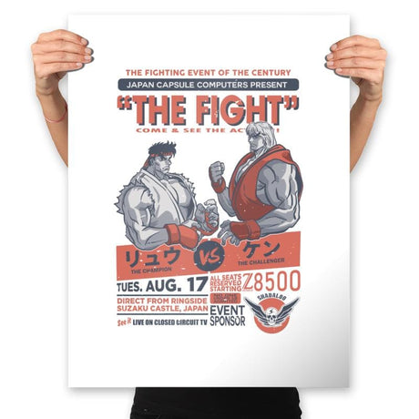 Fight Night - Prints Posters RIPT Apparel 18x24 / White