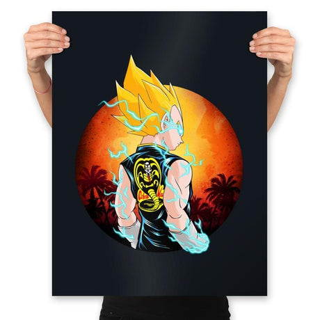 Fighter Kid - Prints Posters RIPT Apparel 18x24 / Black