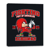 Fighting Echidnas - Canvas Wraps Canvas Wraps RIPT Apparel 16x20 / Black