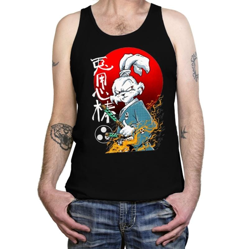 Fighting Rabbit - Best Seller - Tanktop Tanktop RIPT Apparel X-Small / Black